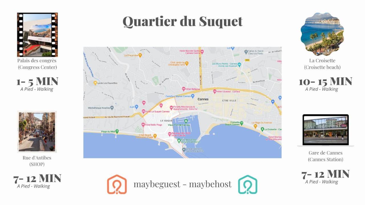 C001-Beau Studio Neuf Situe Au Centre Кан Екстериор снимка
