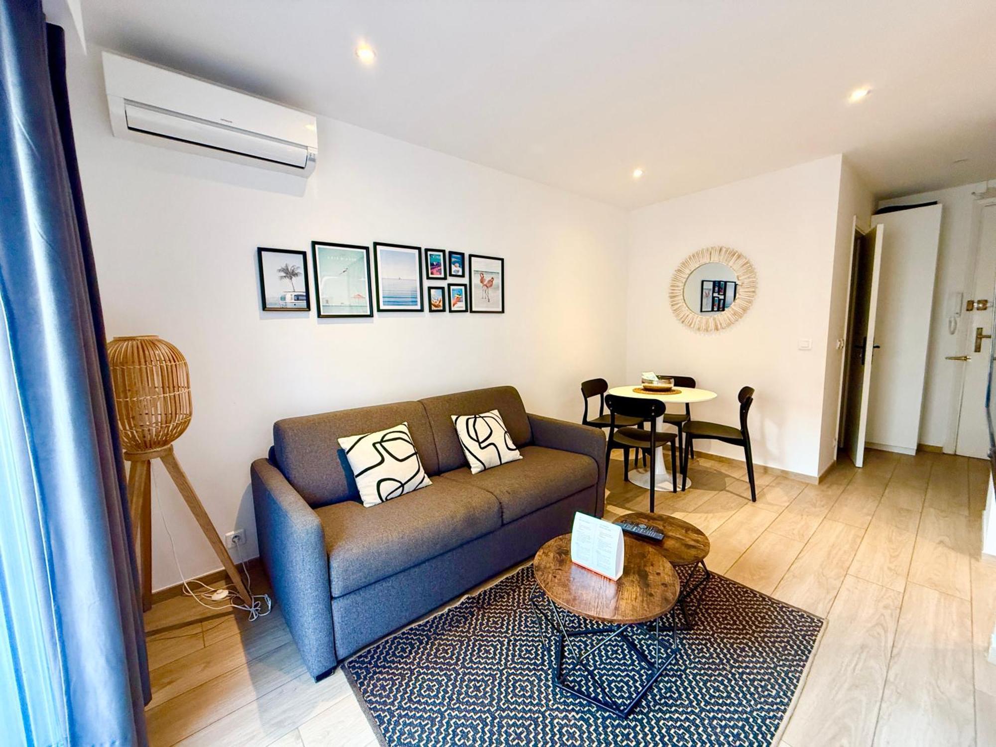 C001-Beau Studio Neuf Situe Au Centre Кан Екстериор снимка