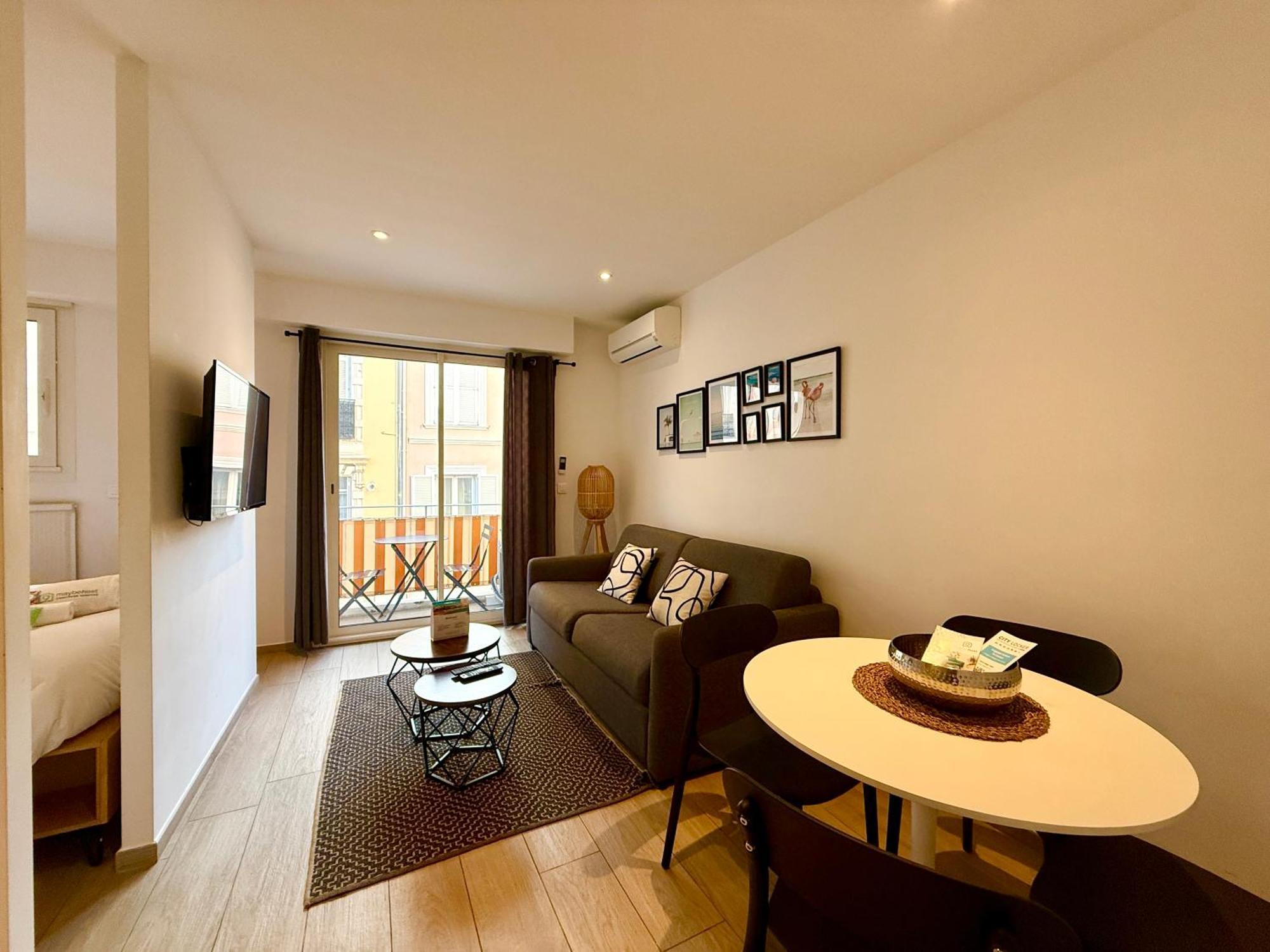 C001-Beau Studio Neuf Situe Au Centre Кан Екстериор снимка