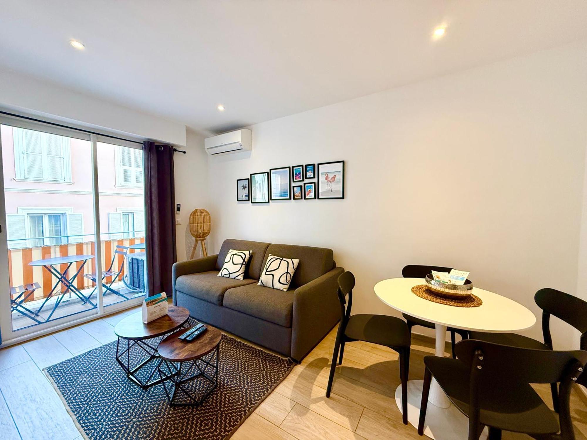 C001-Beau Studio Neuf Situe Au Centre Кан Екстериор снимка